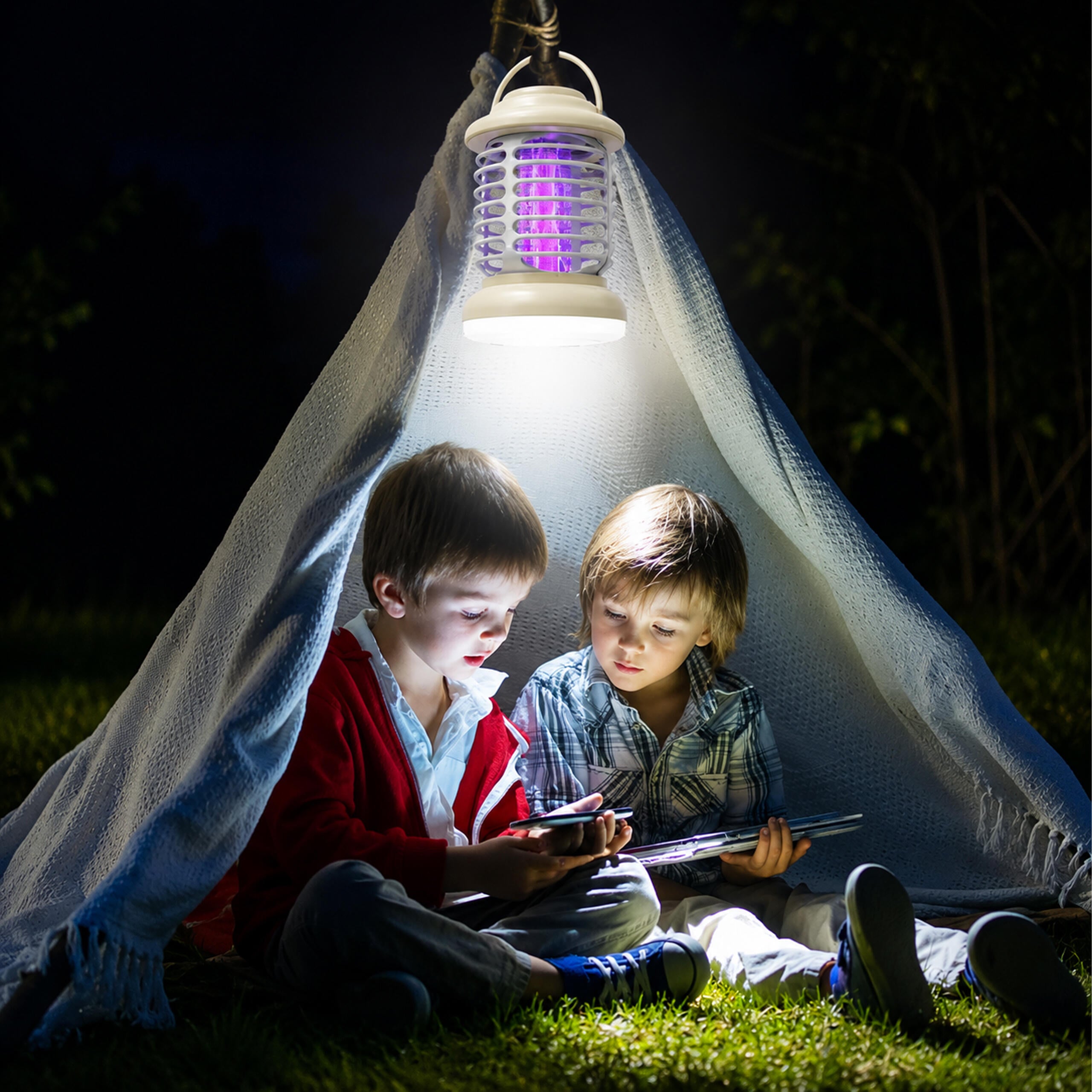 Portable UV Insect Killer Lamp for Flies, Mosquitoes, Moths, and Other Insects for Garden and Terrace