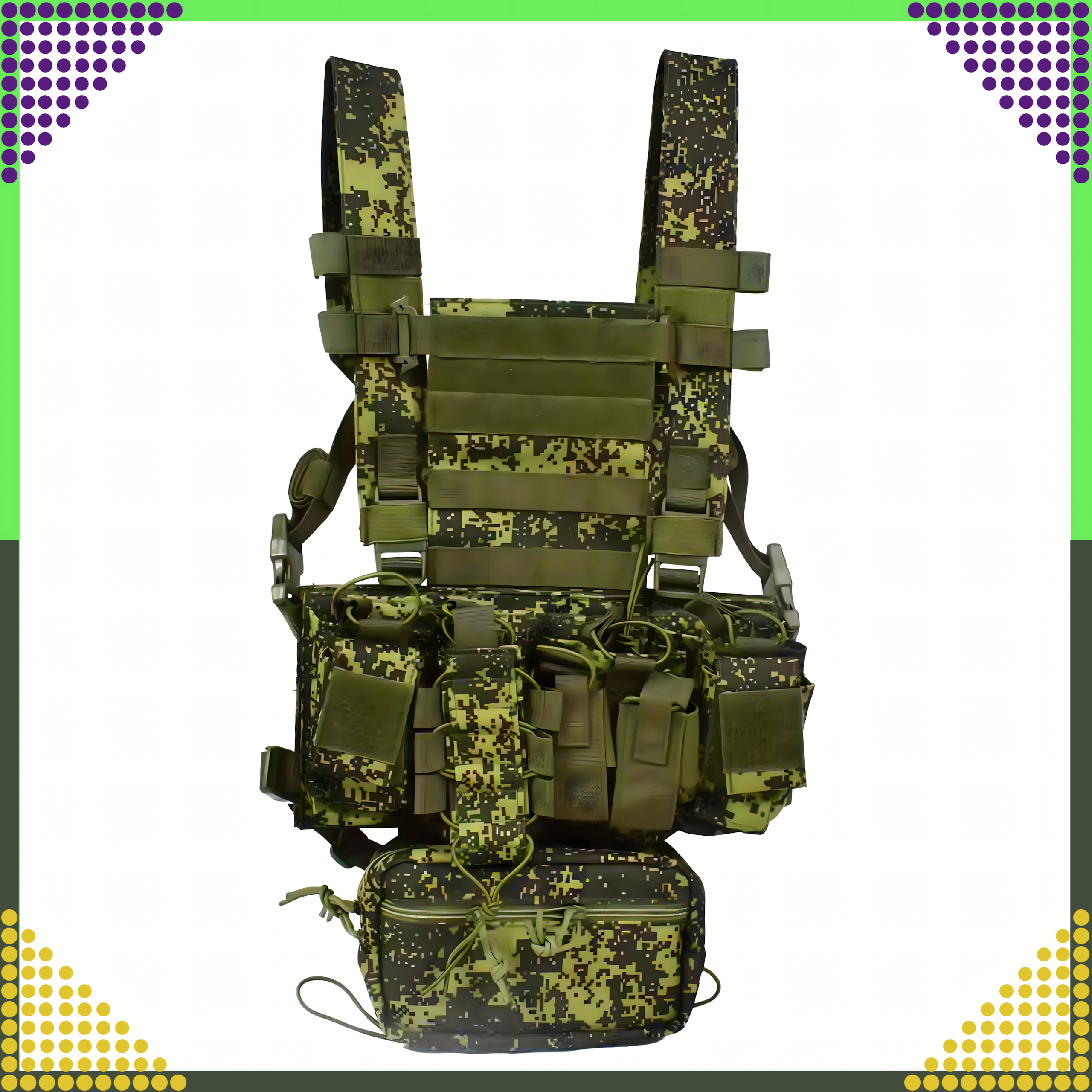 Tactical Military Protective Molle Vest Lightweight Airsoft Airsoft Dispenser