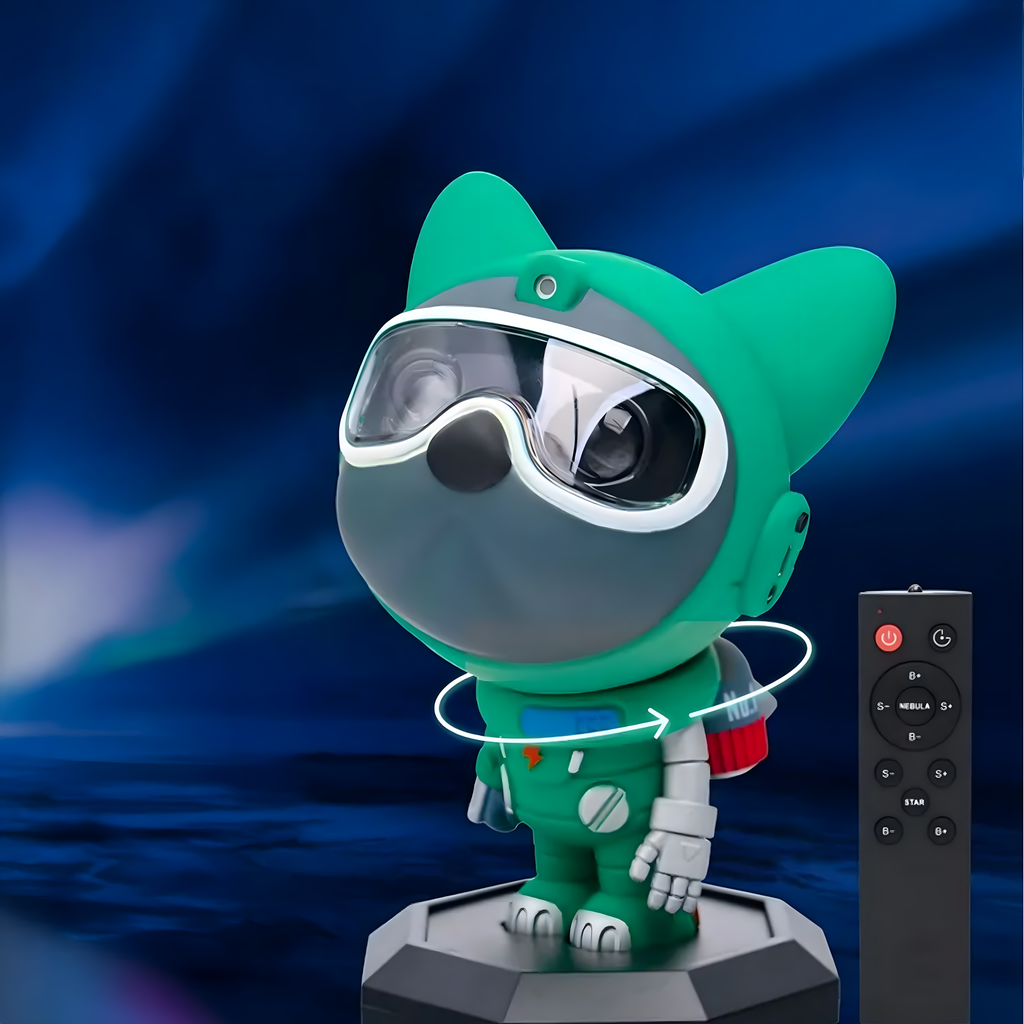 LED Kosmose Laserprojektor Astronaut Paw Patrol 360° Tähelamp