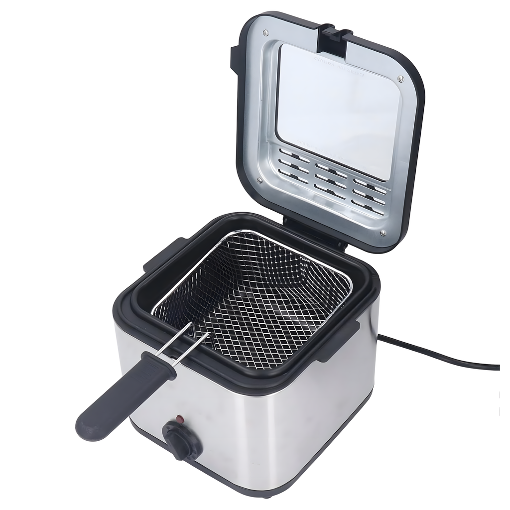 Traditional Oil Fryer 2.5L for Fries and Fish, Powerful 1000W