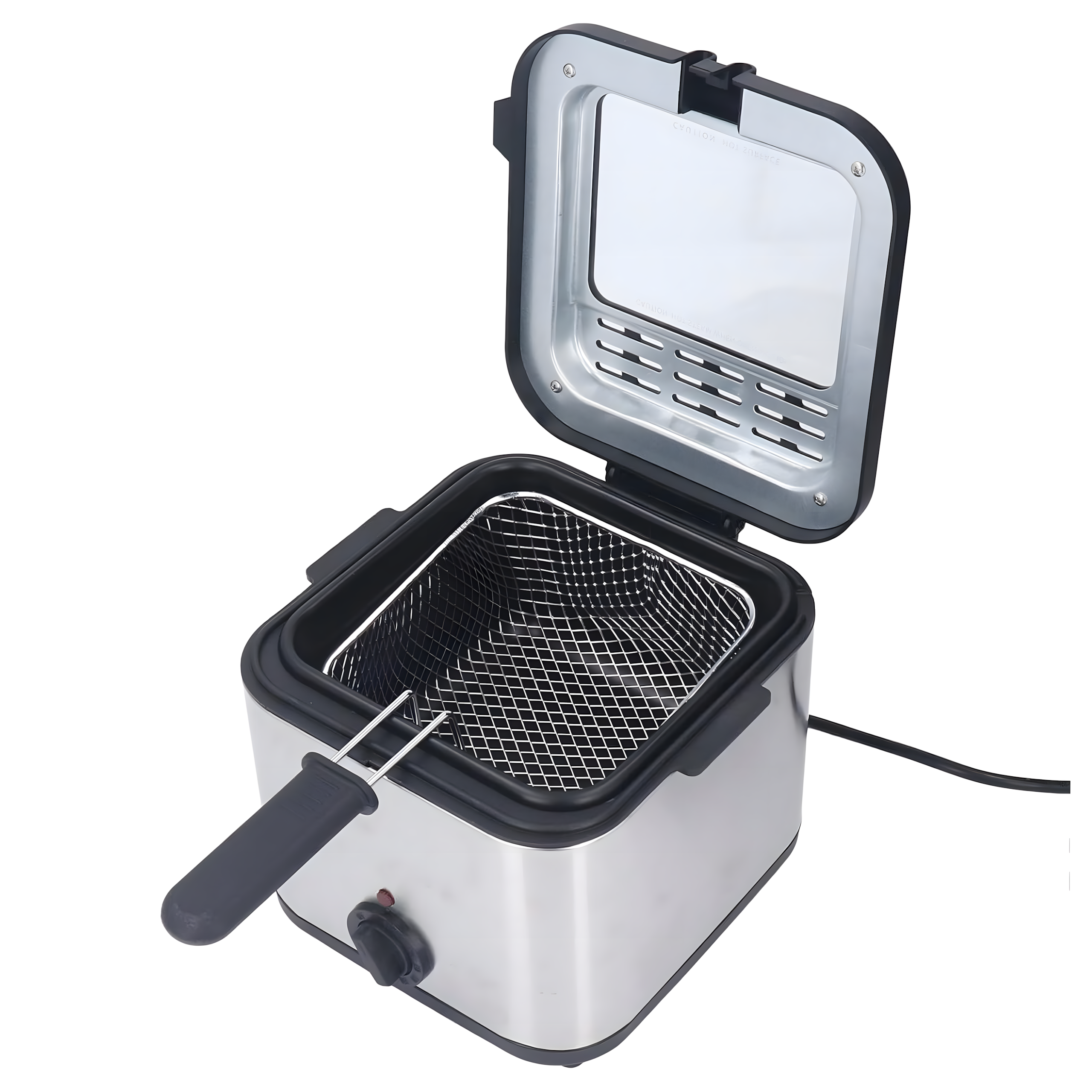 96x Traditional Oil Fryer 2.5L for Fries and Fish, Powerful 1000W
