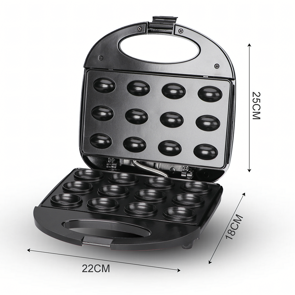 Nut-Shaped Cookie Maker 750W 12 Halves 12 pcs