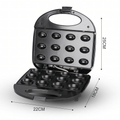 Nut-Shaped Cookie Maker 750W 12 Halves 12 pcs