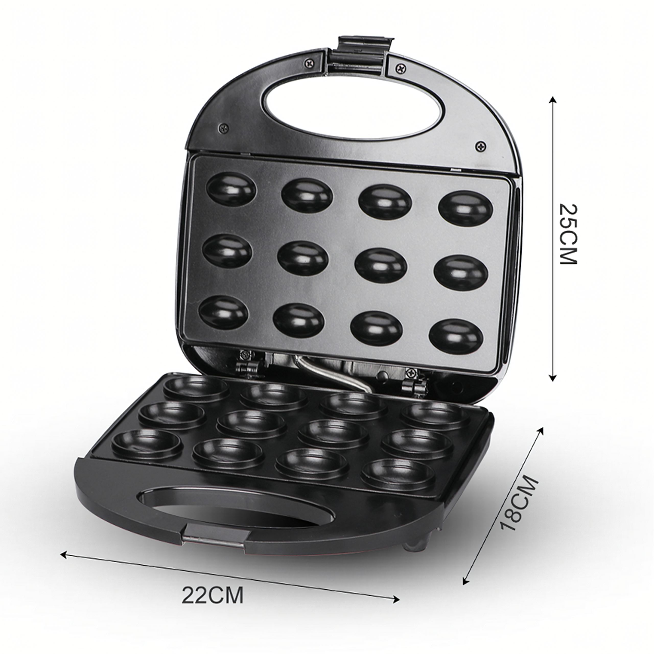 Nut-Shaped Cookie Maker 750W 12 Halves 12 pcs