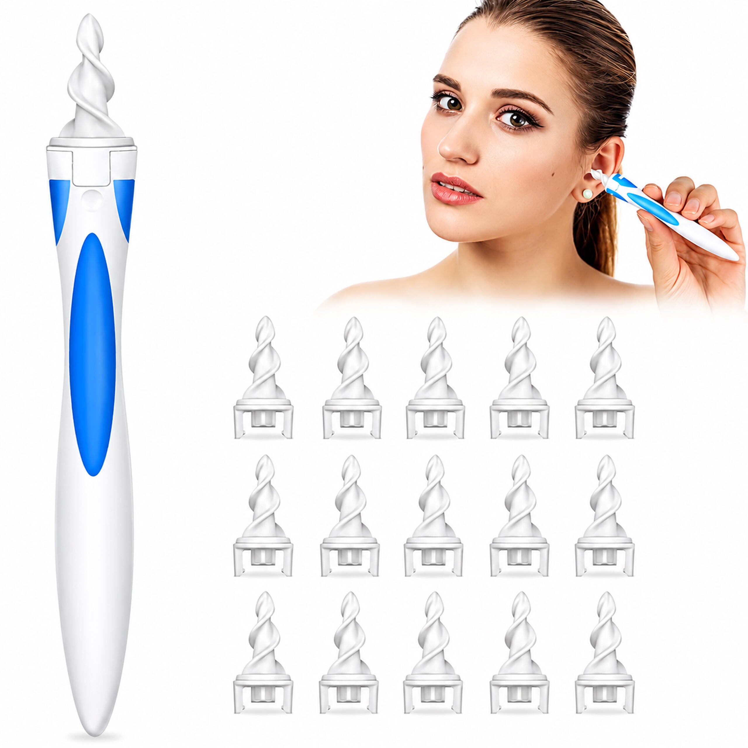 Ear Wax Removal Device with 16 Tips