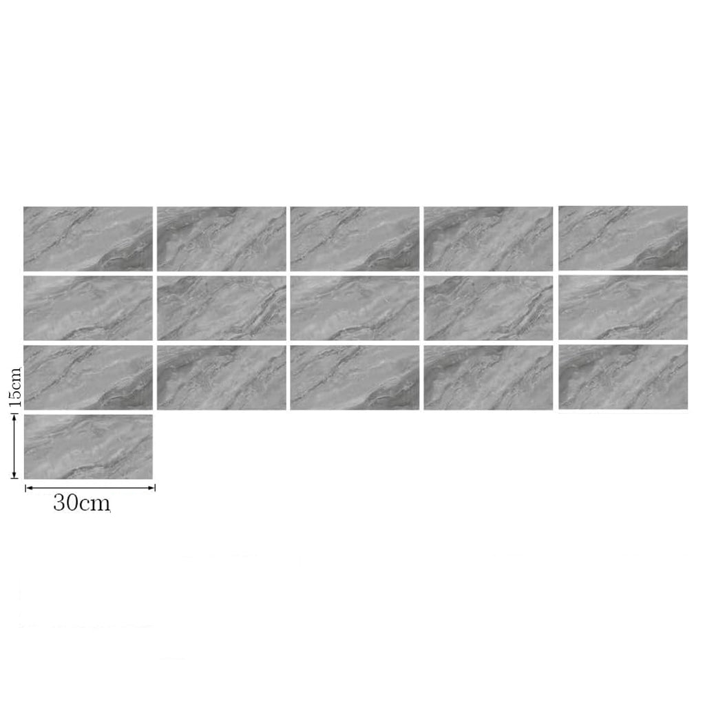 Isekleepuvad seinapaneelid marmorplaadid 30x15cm 16 tk
