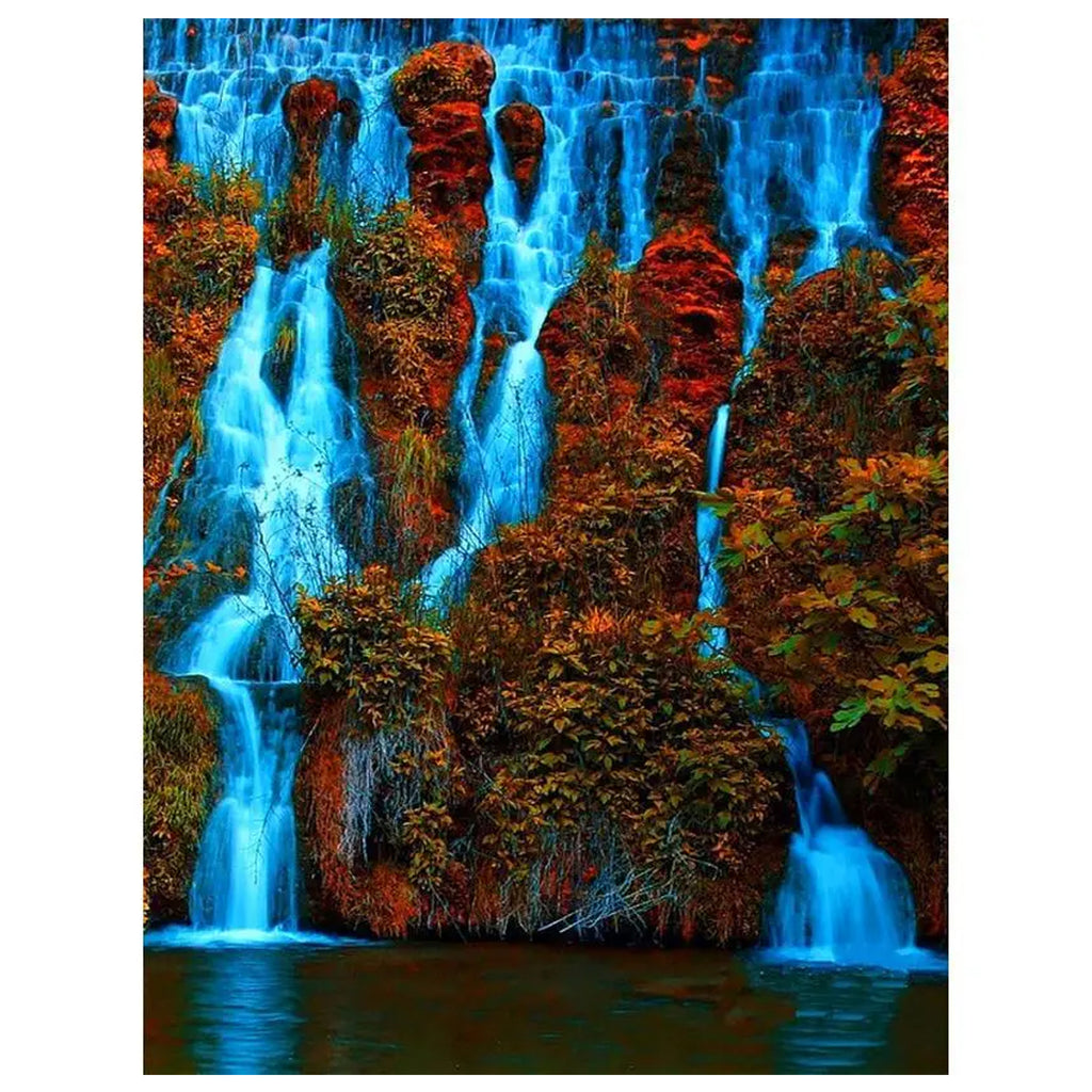 Numbrite järgi maalimise lõuend raamiga, isetegemise komplekt, pintslid, värvid 40x50