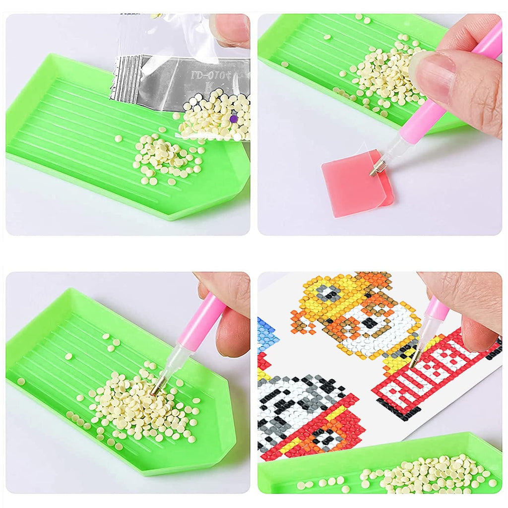 Teemanttikand, teemantkleebised, 5D mosaiikpulgad lastele, komplekt