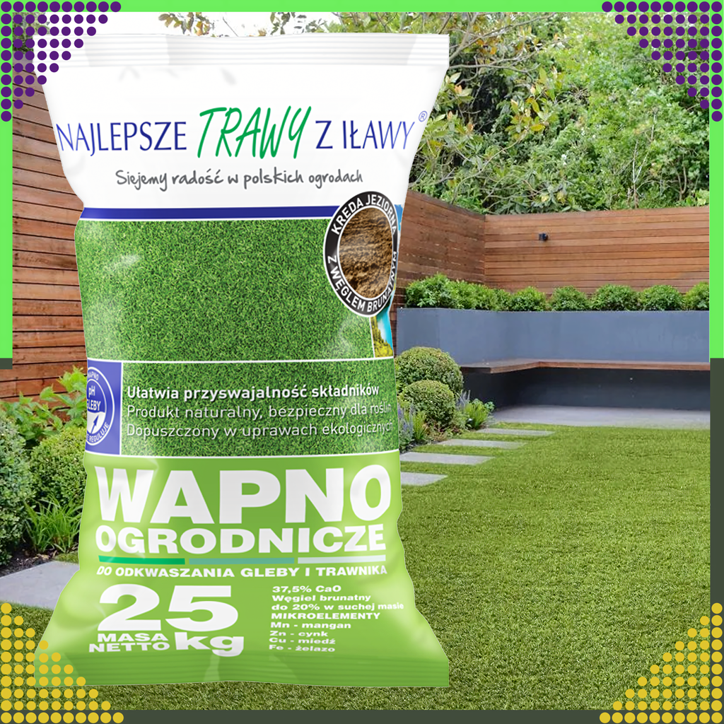 Premium Lime for Soil and Lawn Deacidification Fertilizer 25kg Bag