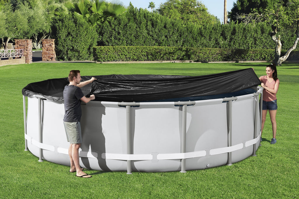 Bestway 58249 PVC basseinile mõeldud kaitsekate, Ø 488 cm, Black