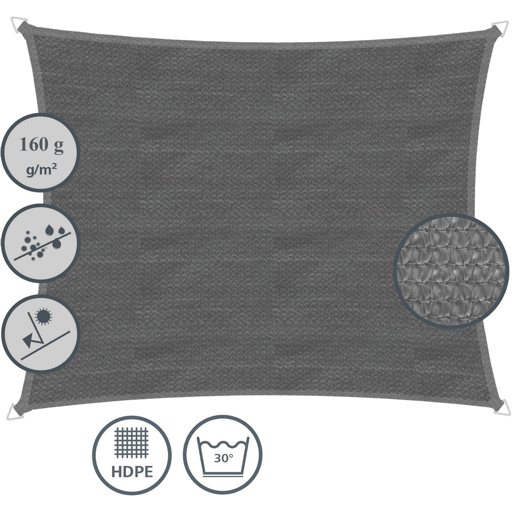 Rectangular Garden Sunshade Sail 3x3m