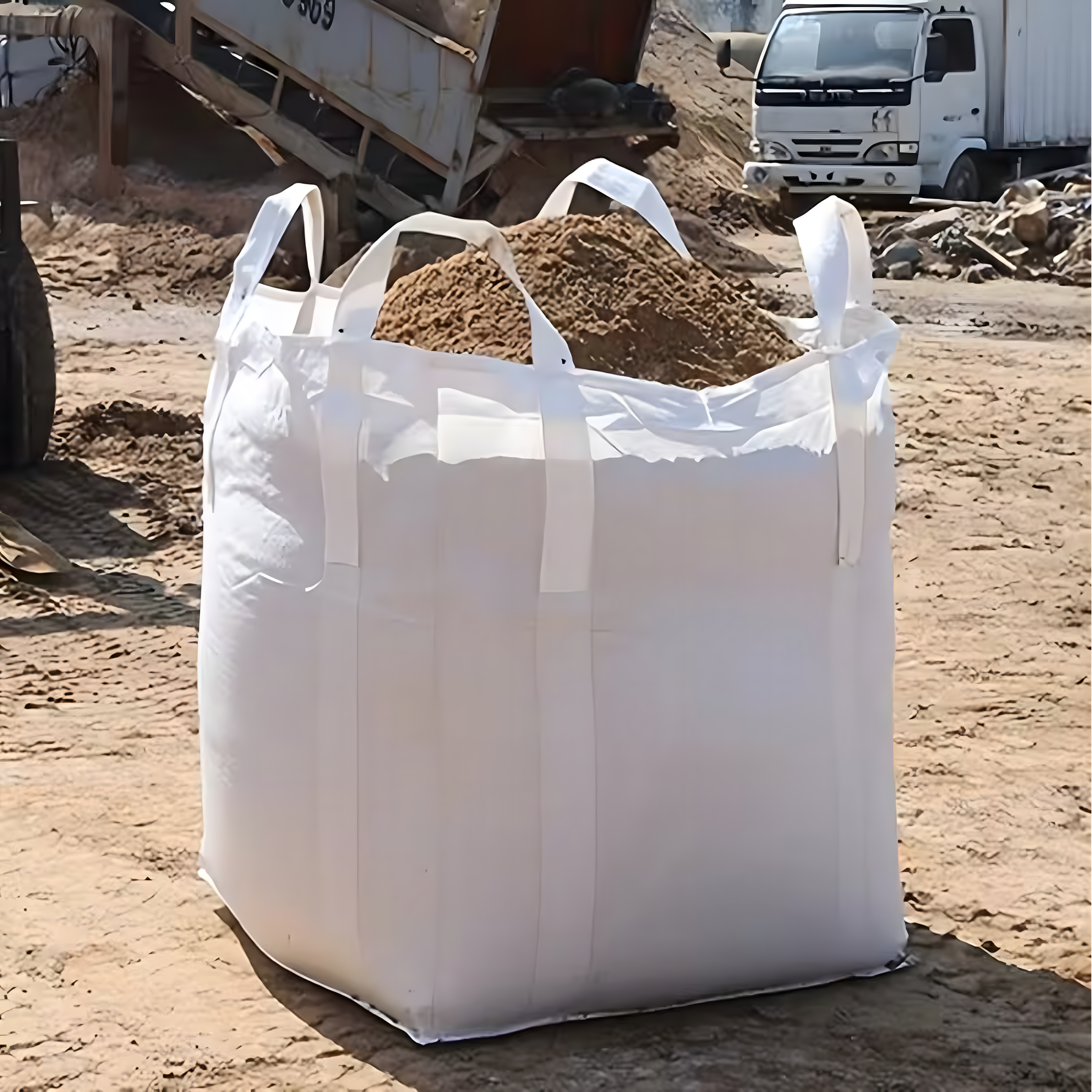 Big Bag konteinerkott 90x90x120 cm ehitusjäätmete, teravilja, liiva jaoks 1000 kg