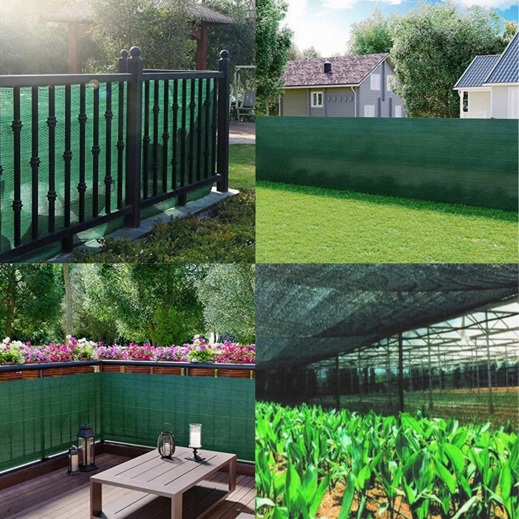 Shade Net 1.5x50m 180G with 100 Ties for Garden Fence Covering