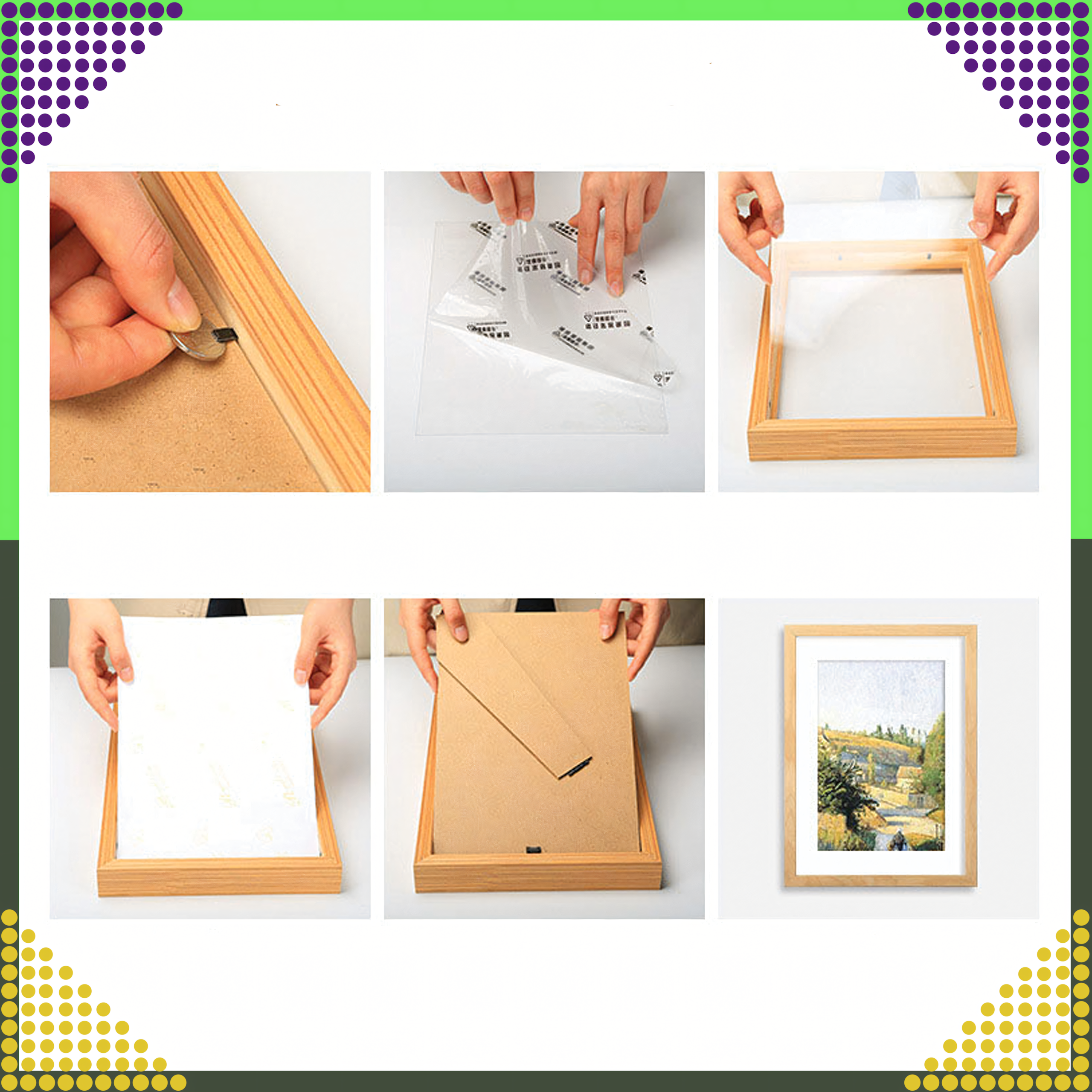 Tugev ja vastupidav raam 25x30 cm teemantmaali jaoks