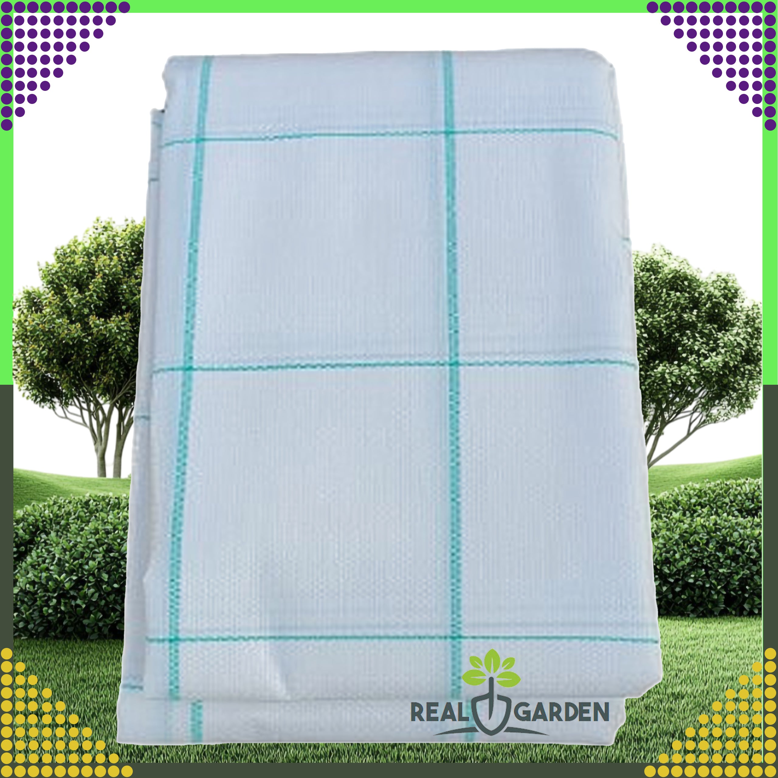 Agrotextile 70g 1.6x100m White UV Agro Fabric Weed Control Mat with Anchors