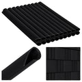 50 Sets of Black Garden Fence Tape Clips 19cm 20 pcs Each
