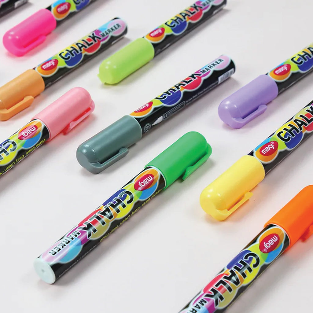 Tahvlitähistite komplekt, segavärvid, kuivkustutatavad markerid, 8 tk