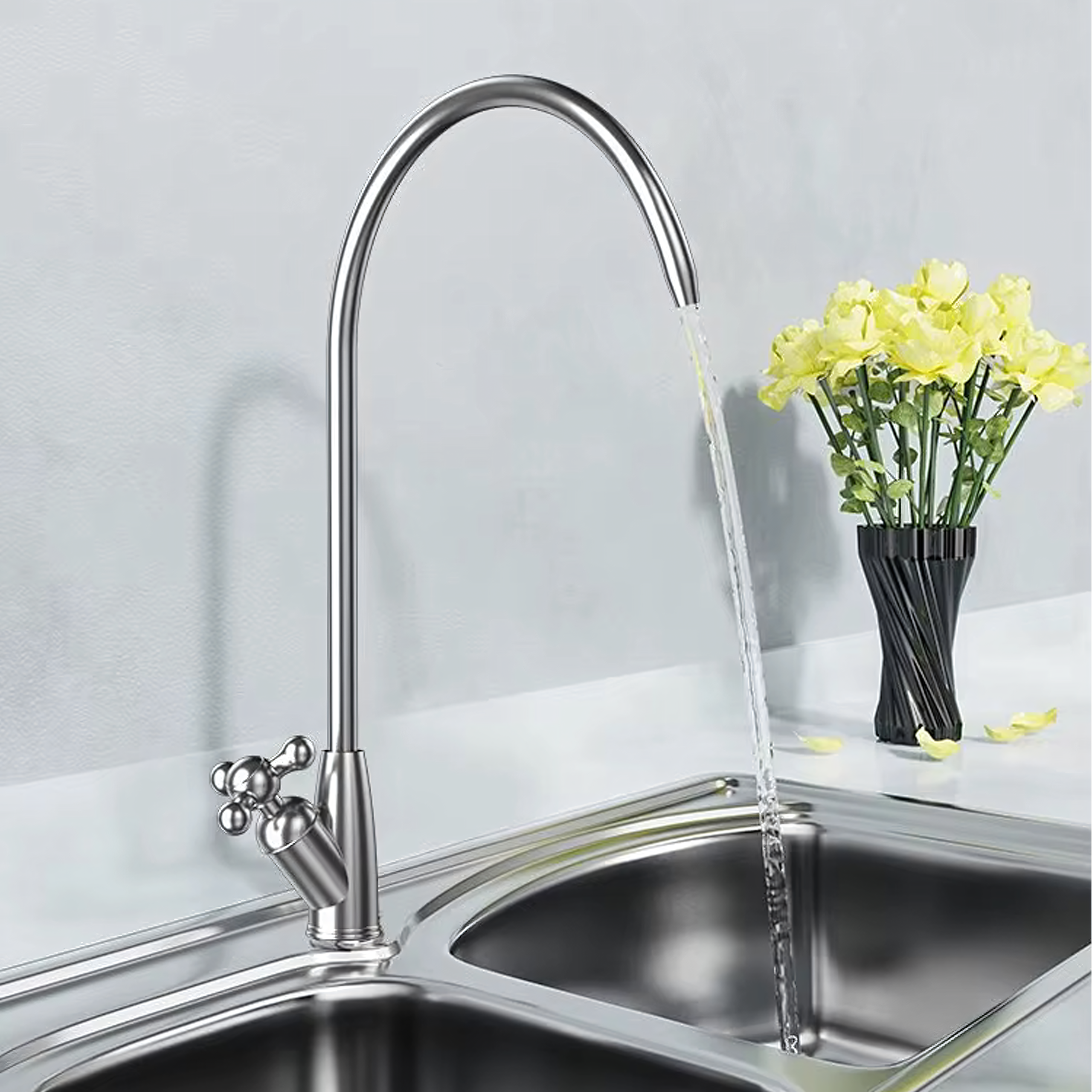 5-Stage Water Filter Ionizer Reverse Osmosis Faucet Filter System