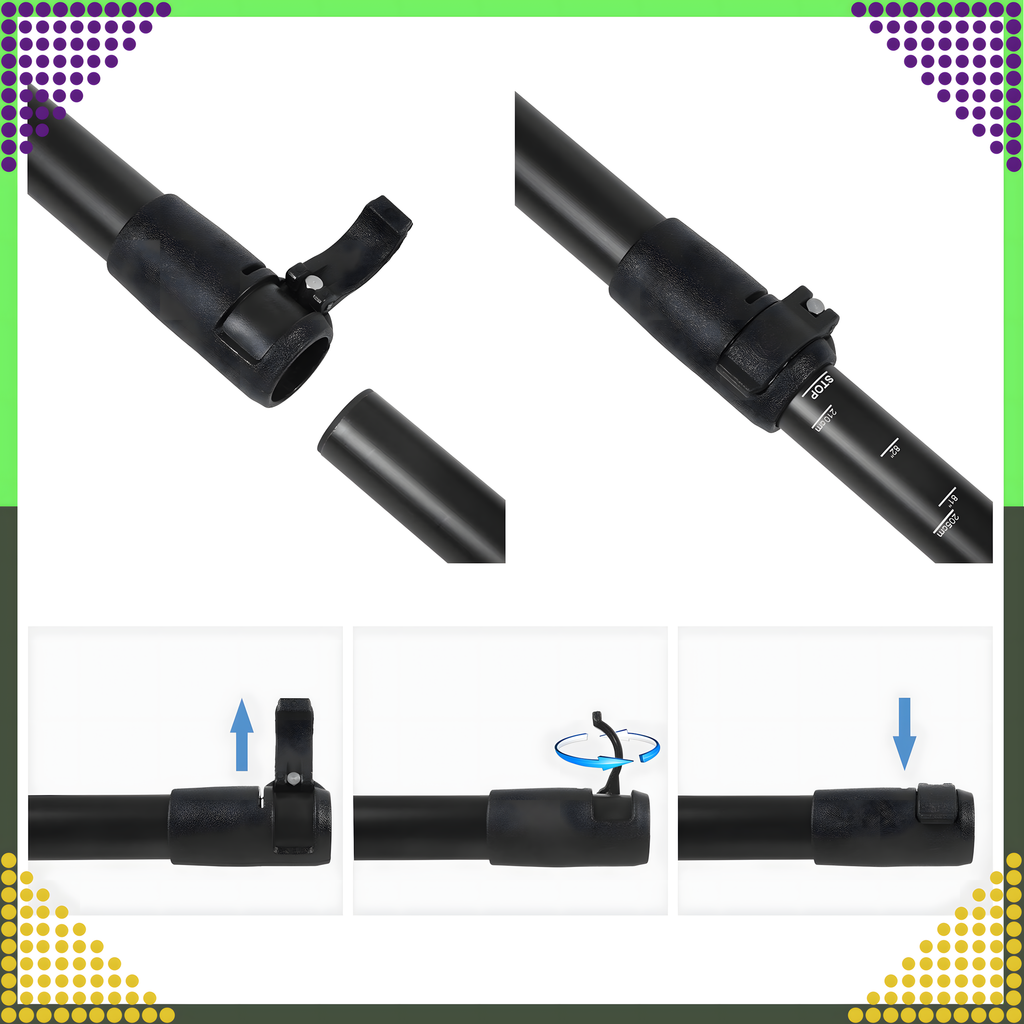 Kokkupandav süstaaer SUP-laudadele 2in1 reguleeritav 3-osaline 210 cm Pro