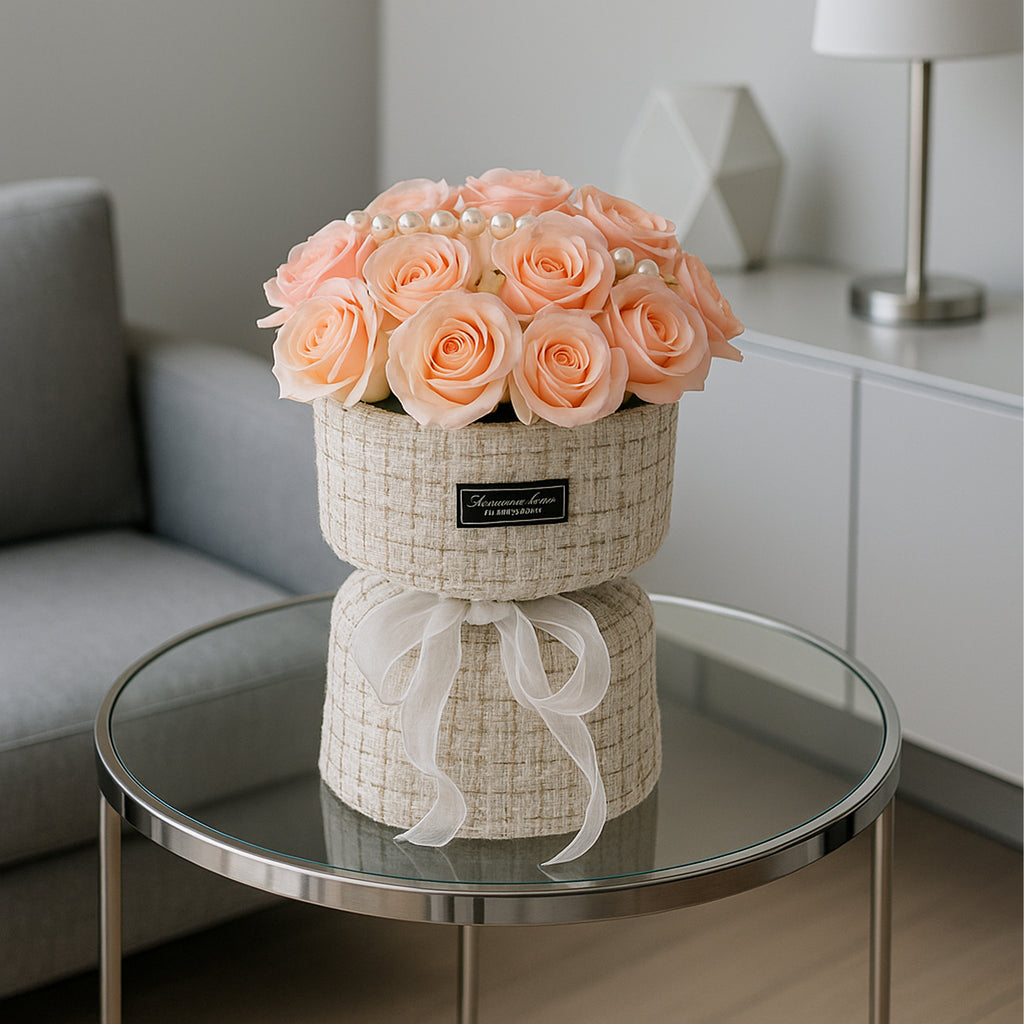 Roosiseepide roosa LED komplekt sõbrapäevaks, naistepäevaks, kingituseks või sünnipäevaks