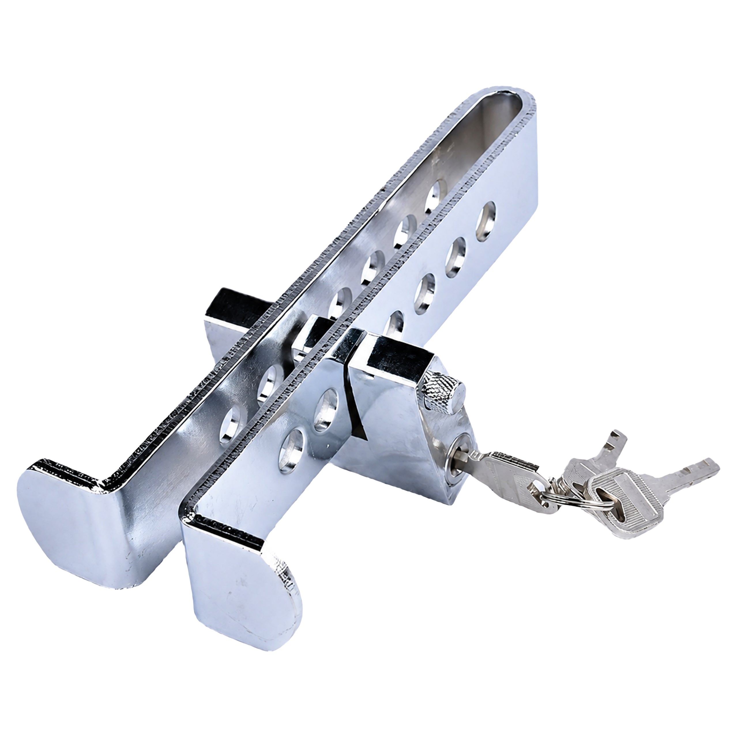 Steel Anti-Theft Clutch and Brake Pedal Lock for Car
