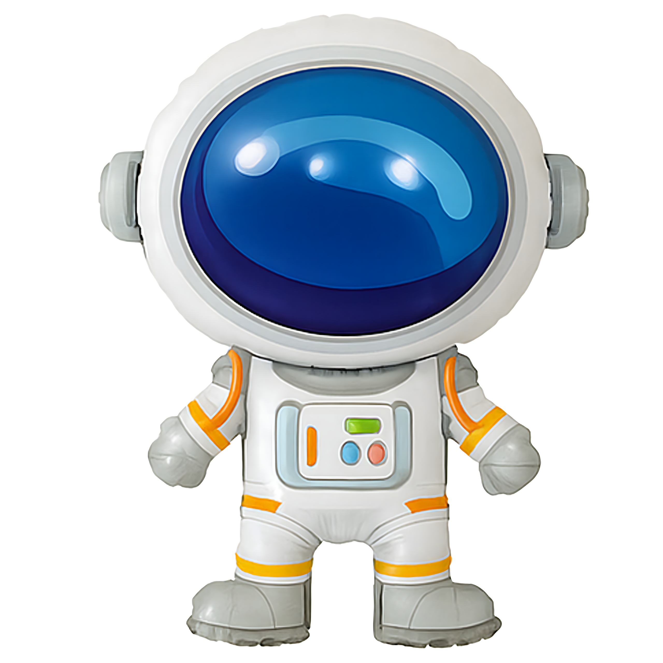 Set of Foil Balloons for Birthday Space Astronaut Stars 5 pcs