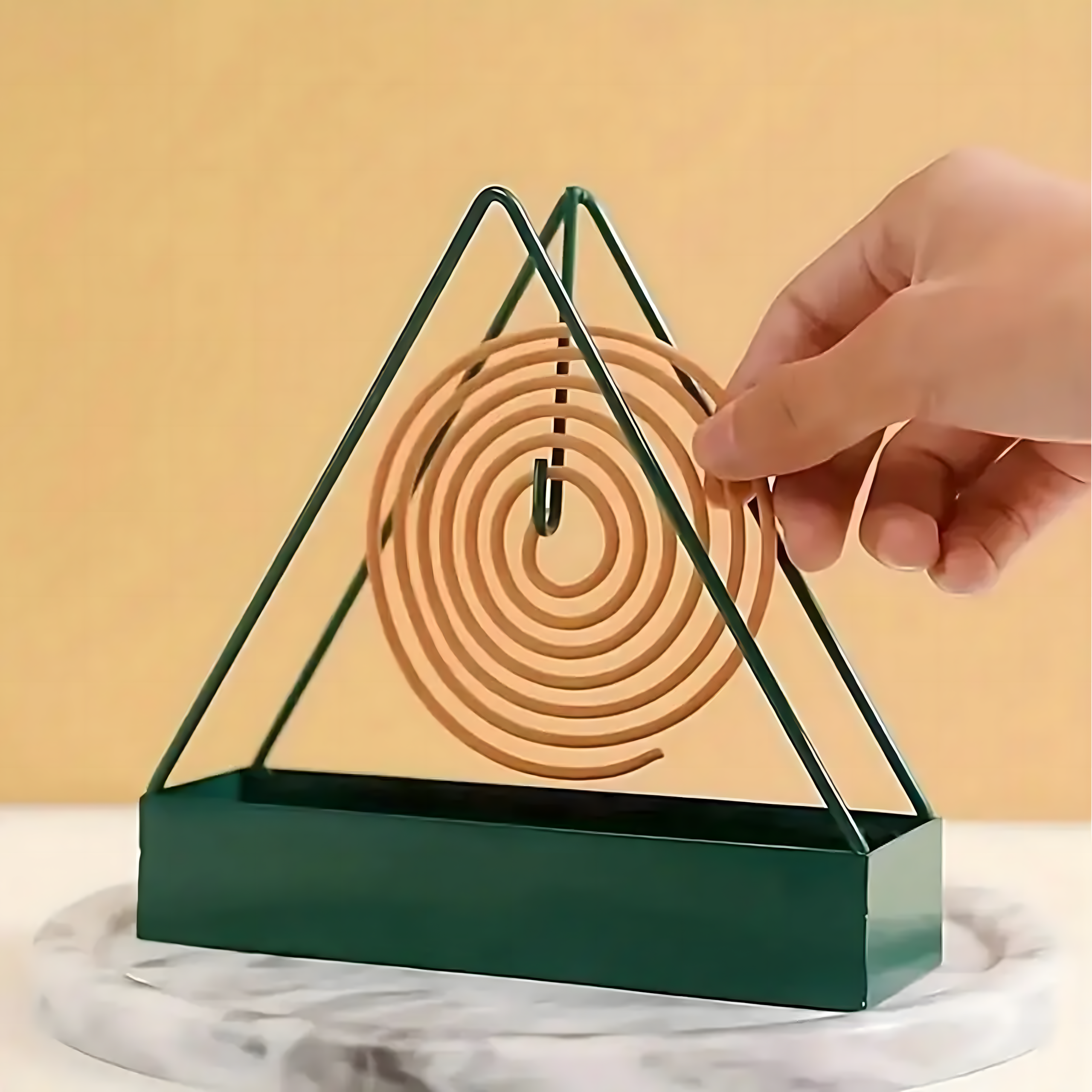 Stand Holder Container Stand for Spiral Mosquito Incense Spool