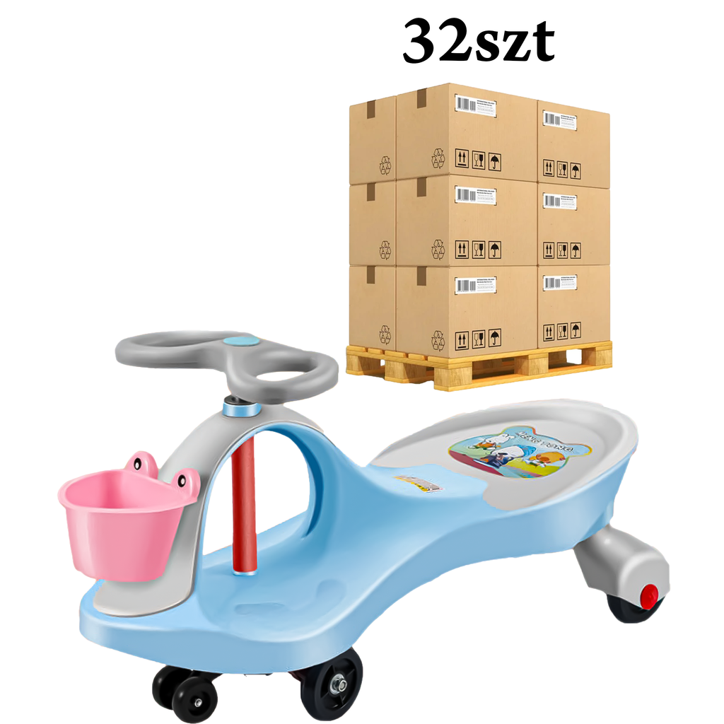 ALUS 32 tk laste tasakaalu kiikauto, lükatav gravitatsioonisõiduk