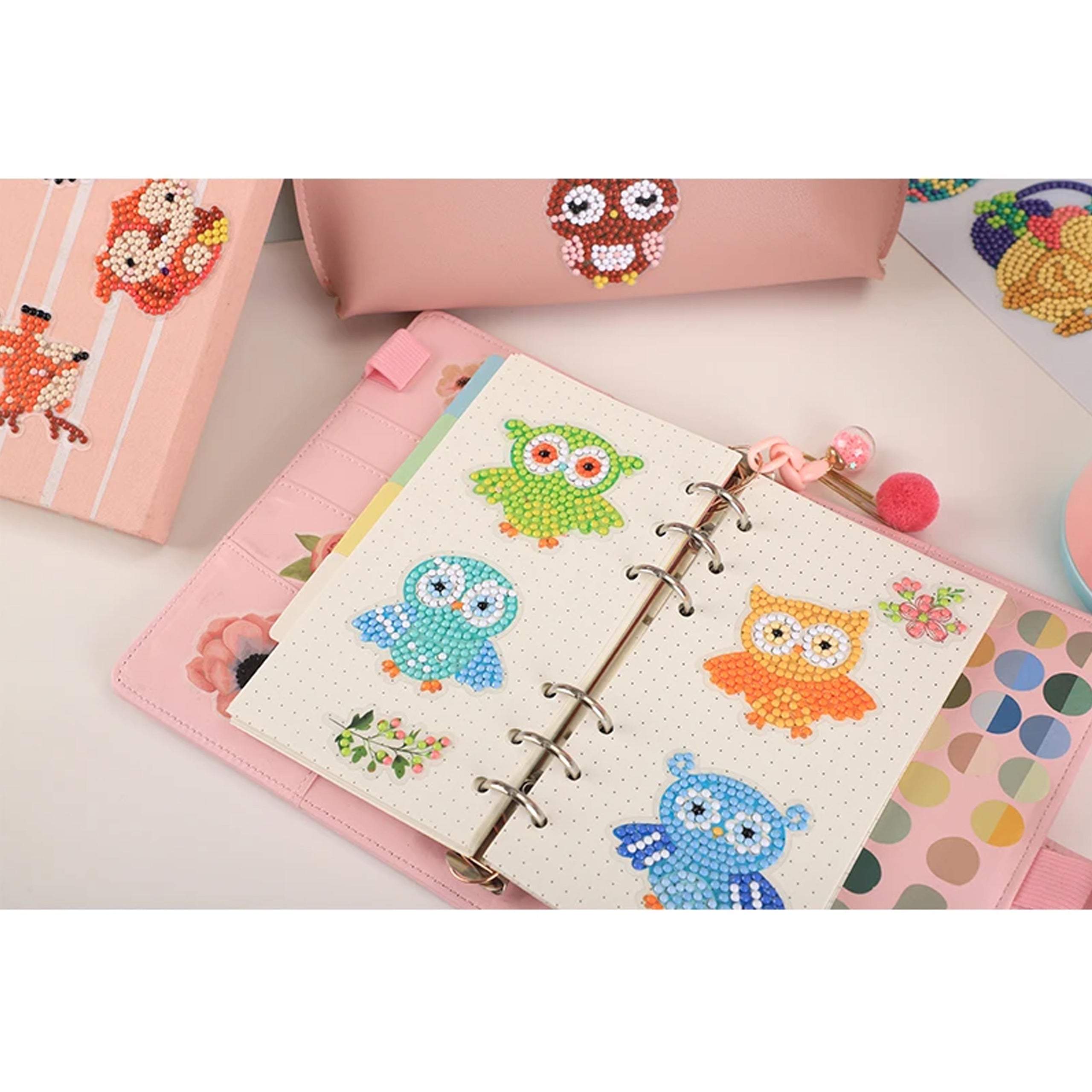 Teemanttikand, teemantkleebised, 5D mosaiikpulgad lastele, komplekt