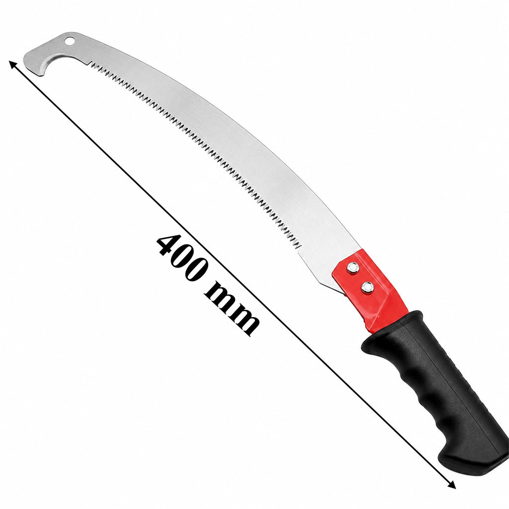 Oksa- ja puusaag konksuga 40cm terasest