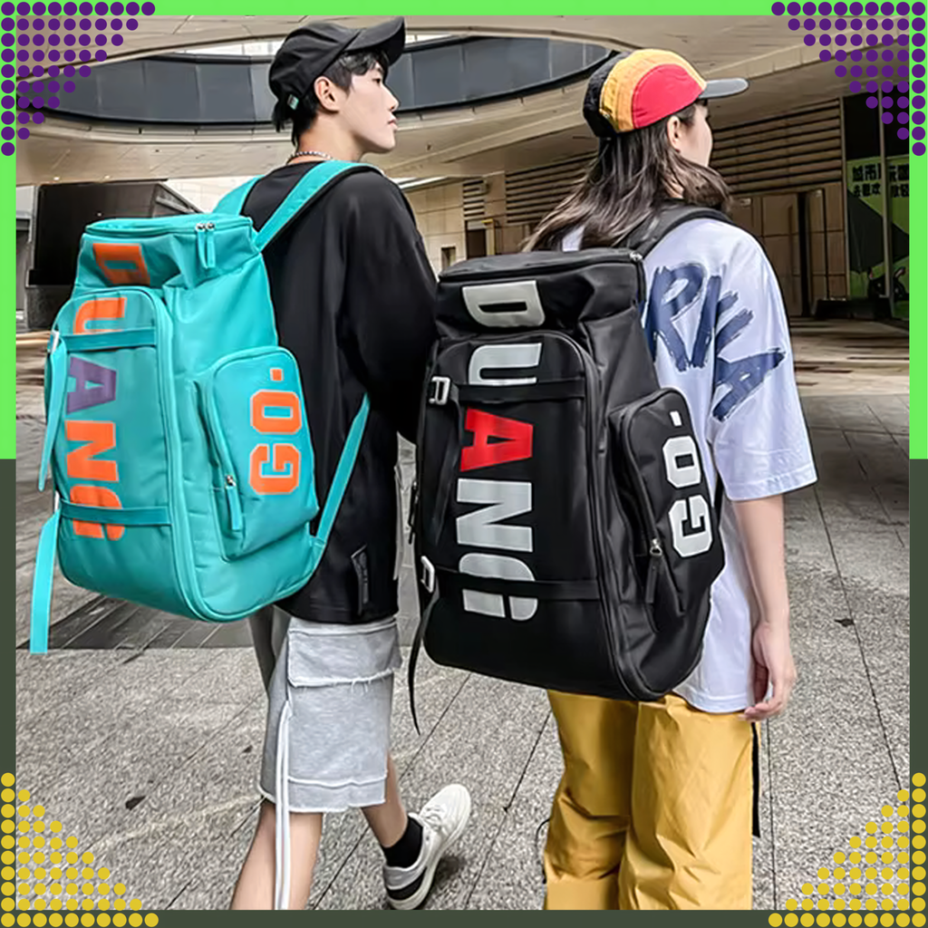 Youth Skate Tourist School Backpack for Skateboard Large Capacity 55 L