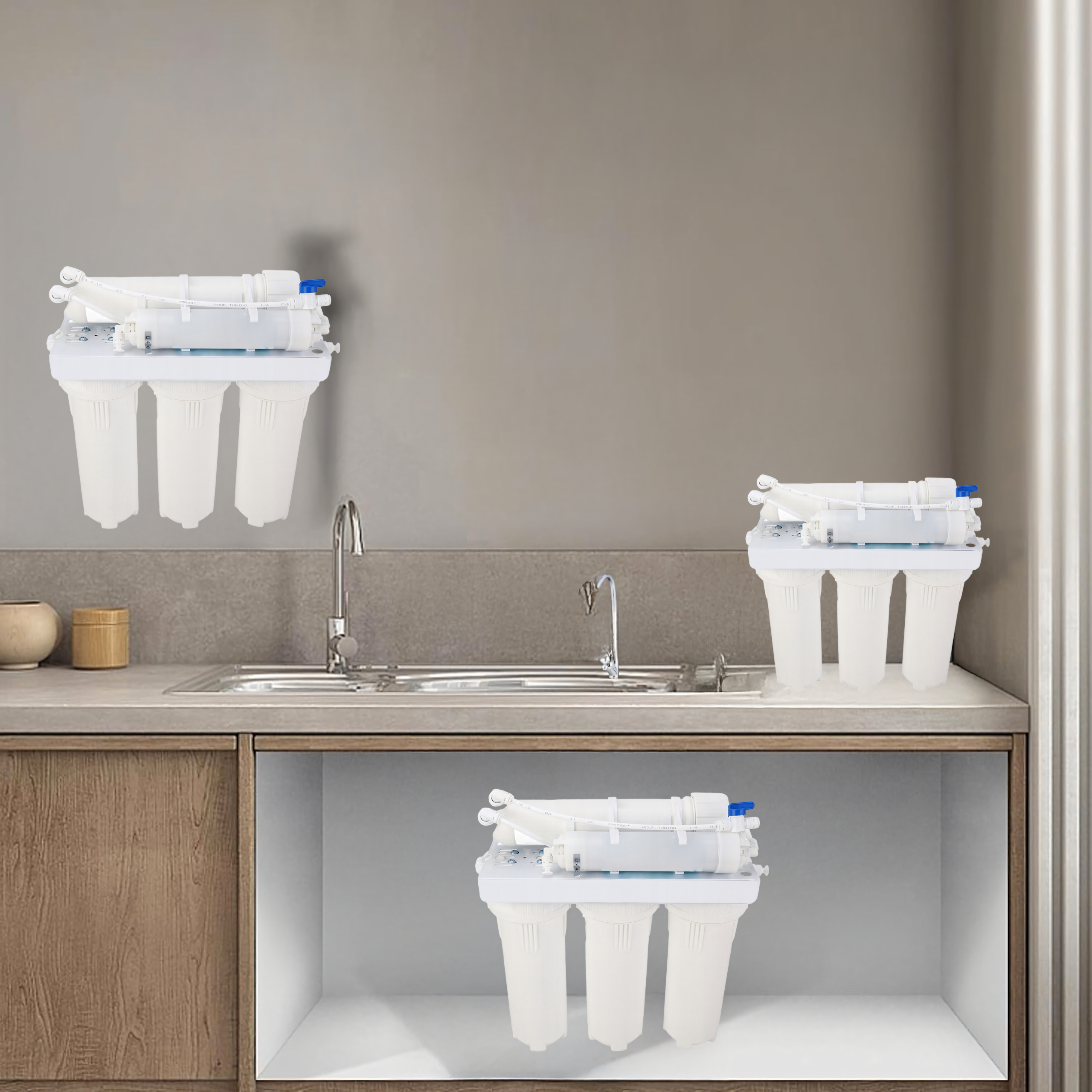 5-Stage Water Filter Ionizer Reverse Osmosis Faucet Filter System