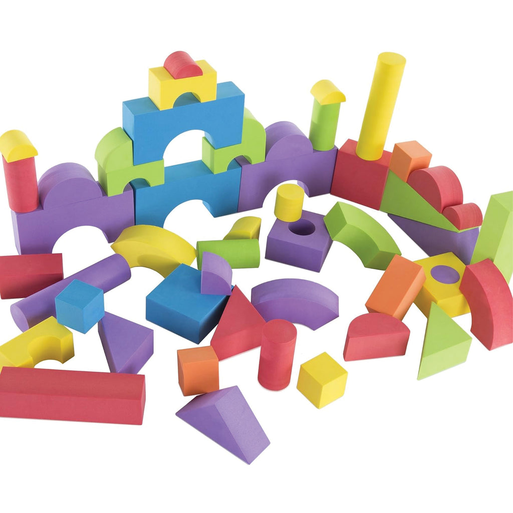 Vahtplokkide komplekt lastele, 50 elementi, värviline pusle