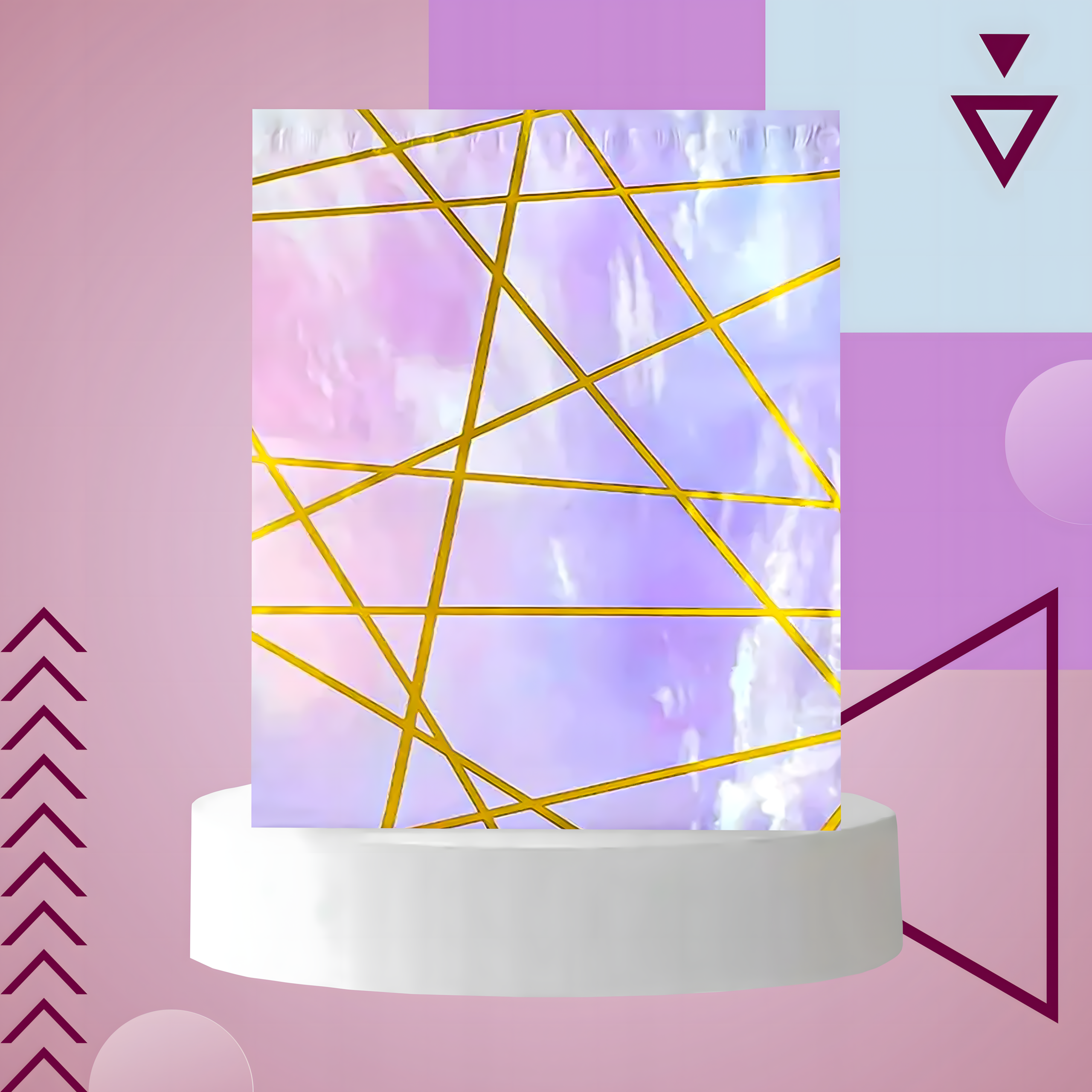 TUGEVAD KULLERPAKENDI ÜMBRIKUD 255X370 LILLA KULD 50 TK