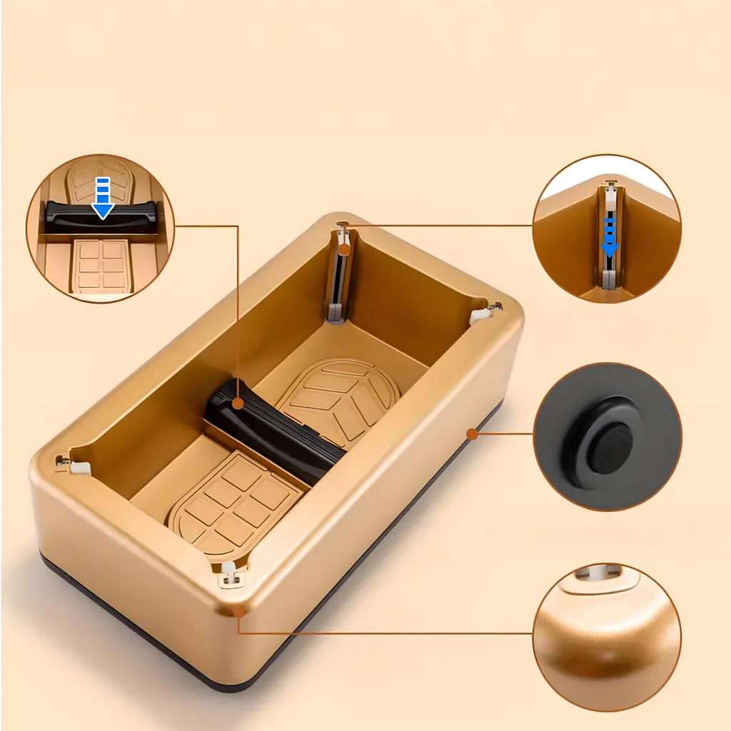 Automatic Shoe Cover Dispenser Container Feeder + 20 Bags