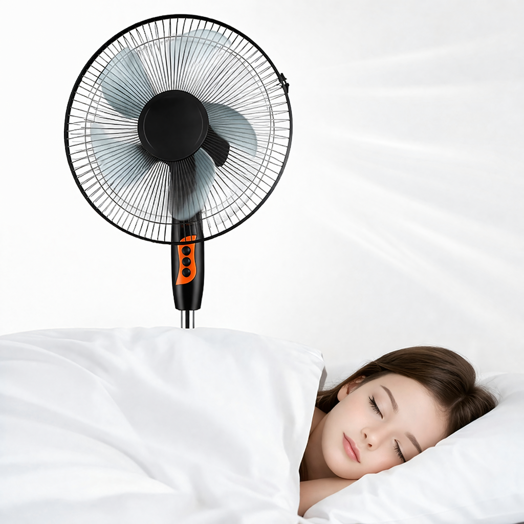 56 pcs Floor Fan Standing Fan 45W 5 Blades Quiet