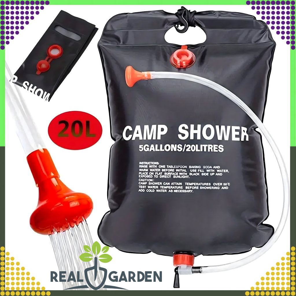 Turisti päikesedušš kaasaskantav välidušš XXL telgi alla 20 l