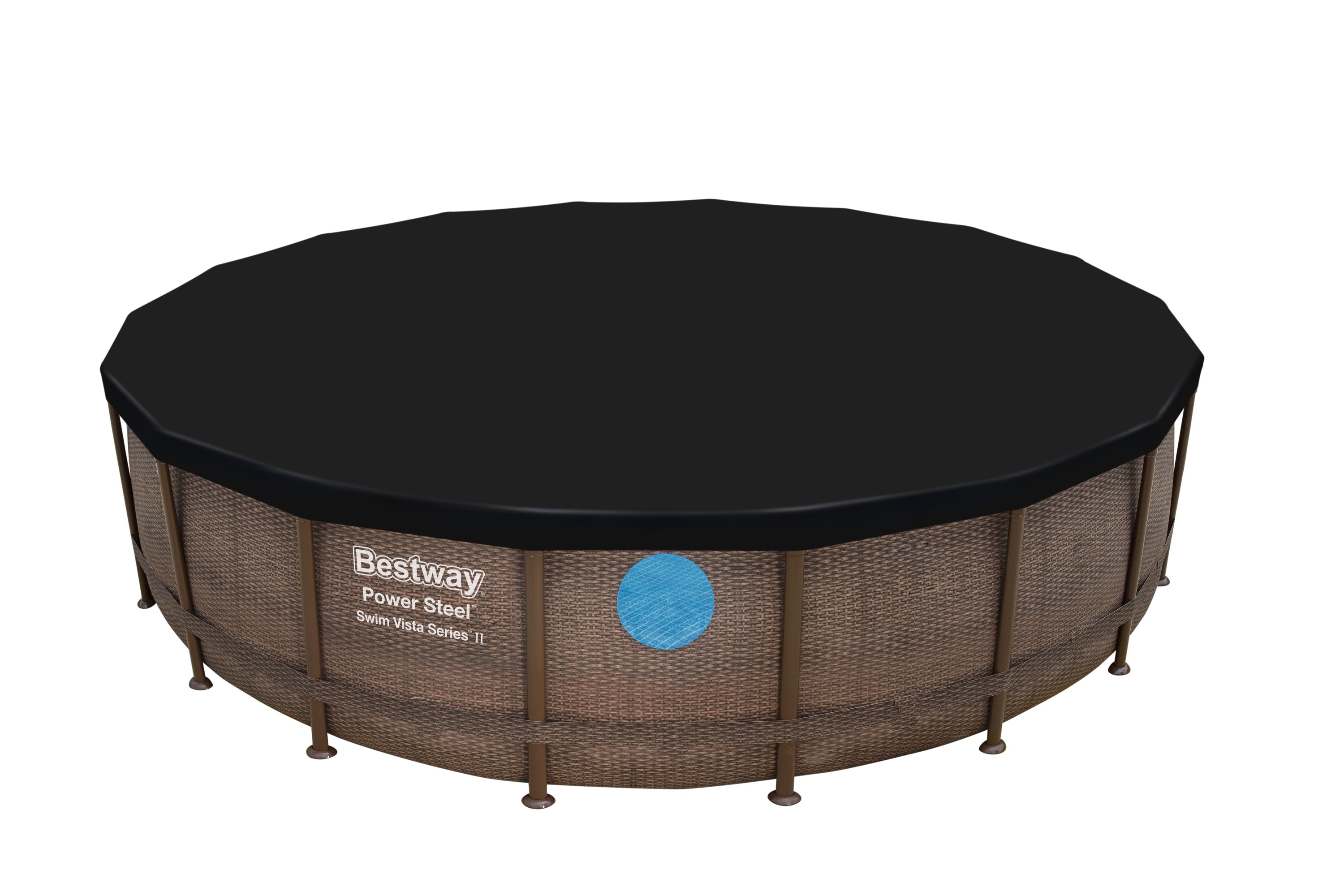 Bestway 58039 PVC basseinile kaitsekate, presendist, Ø 549 cm, Black