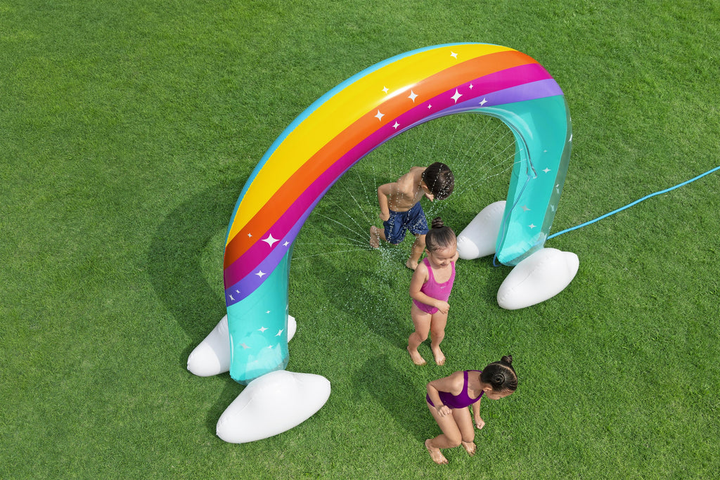 Bestway 52732 Täispuhutav vihmuti veekardin Vikerkaar aeda 221x71x193 cm