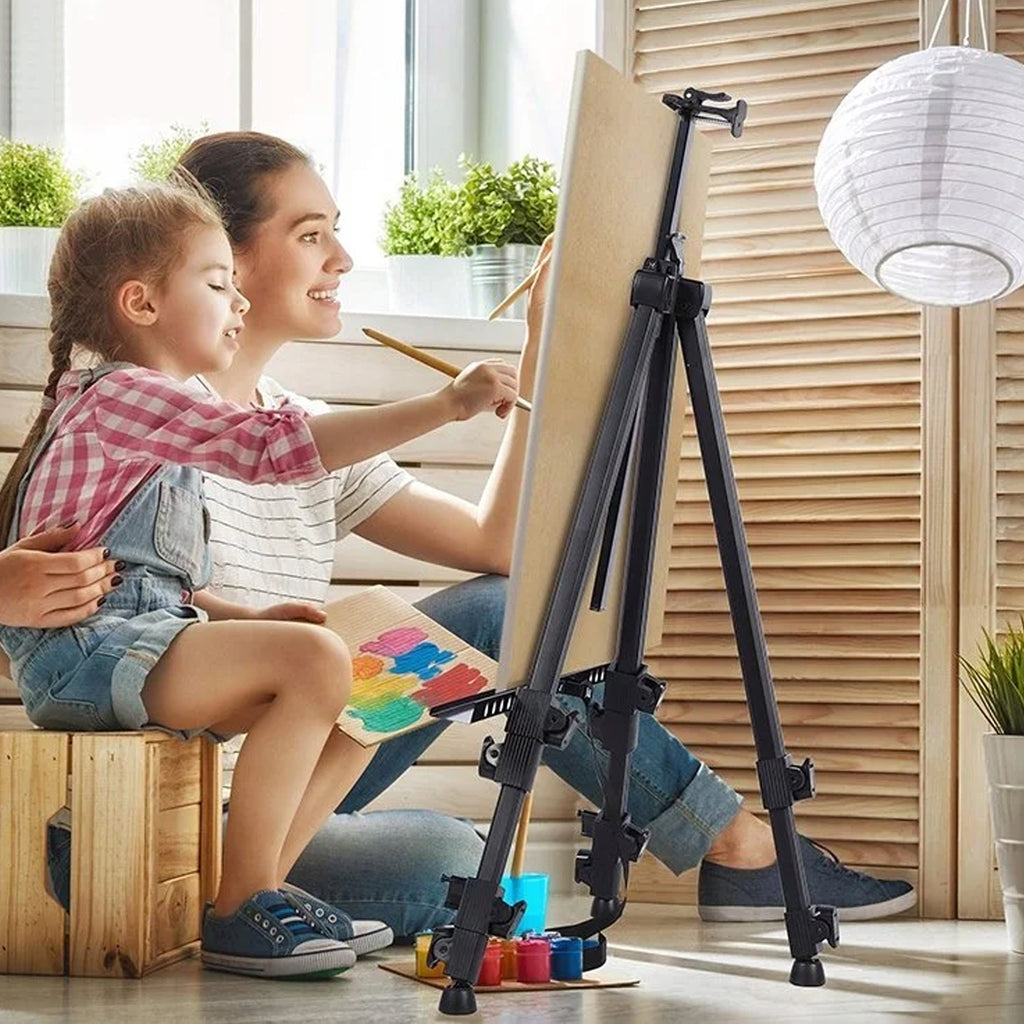 Alumiiniumist välitingimustesse mõeldud maalimisalus 155cm kattega suur kokkupandav tugev