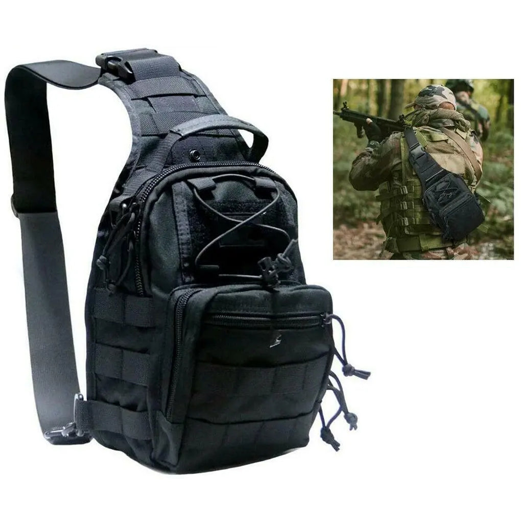Military Tactical Survival Shoulder Bag Backpack 20L