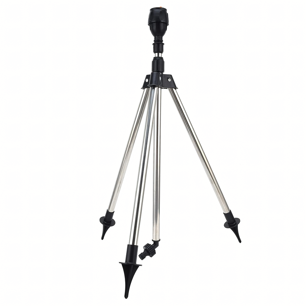 Pöörlev sprinkler reguleeritaval statiivil aia kastmiseks 24m düüsiga