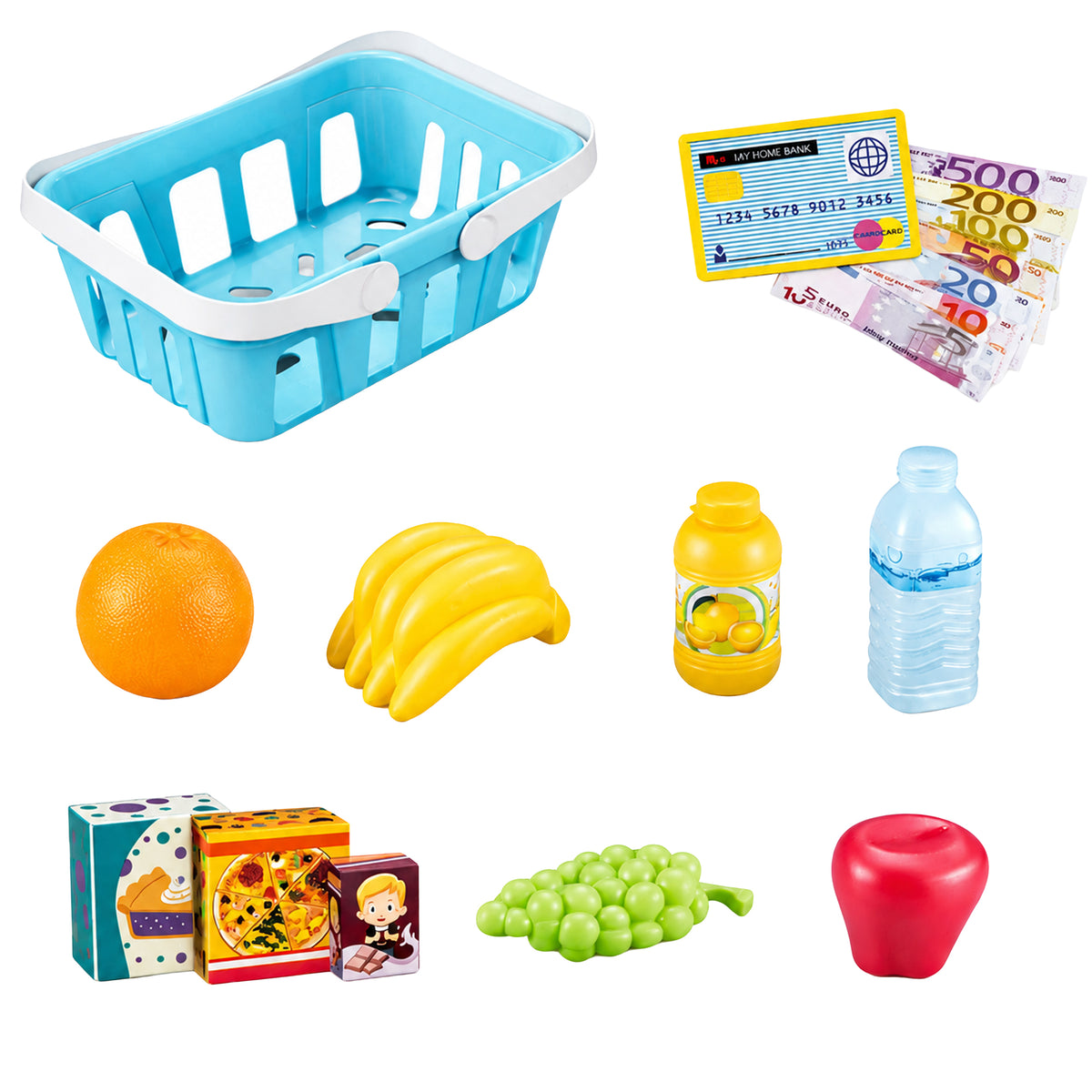 Interactive Toy Cash Register Set XXL with Scanner, Basket, and Scale