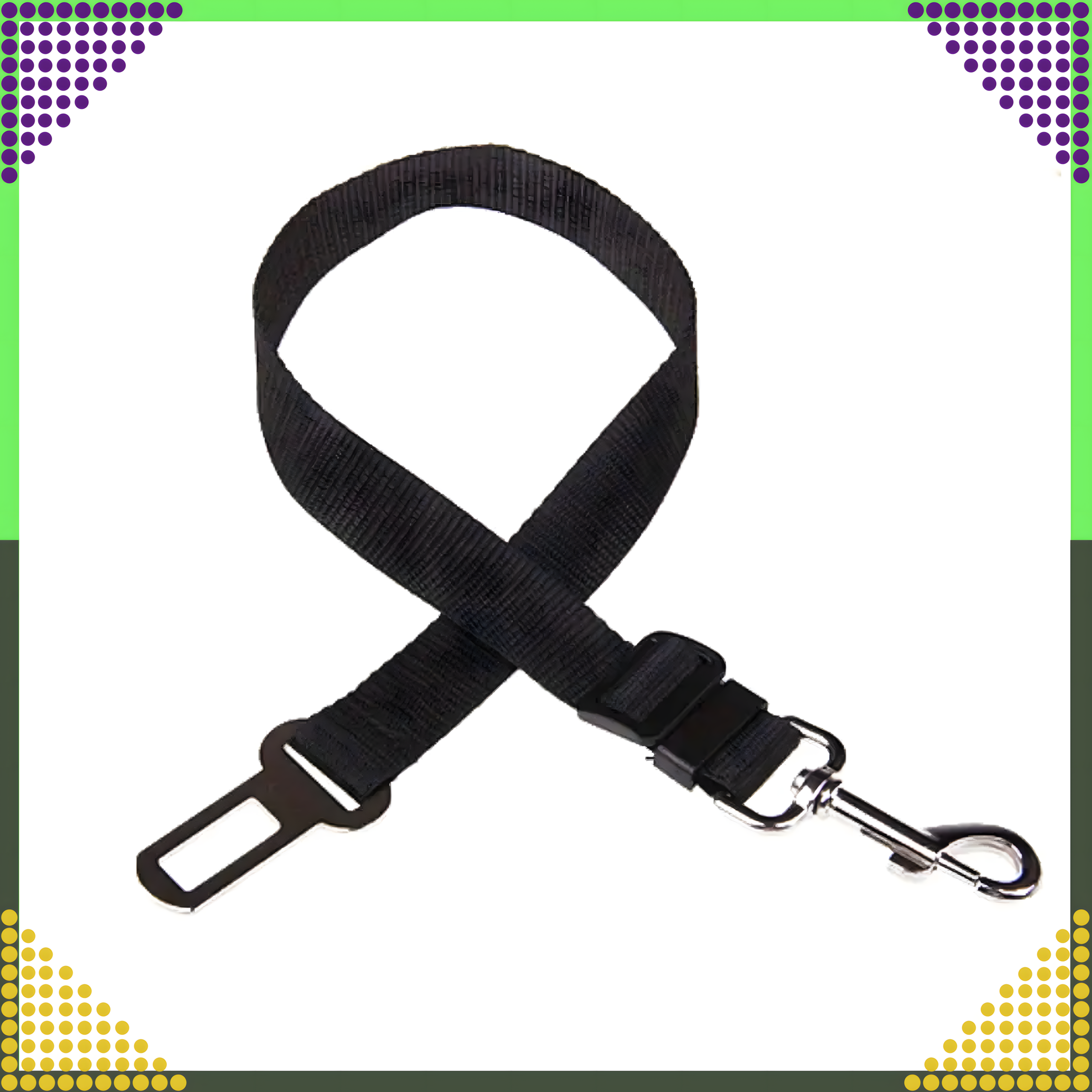 Turvavöö koertele ja kassidele autodele, reguleeritav rihm autodele