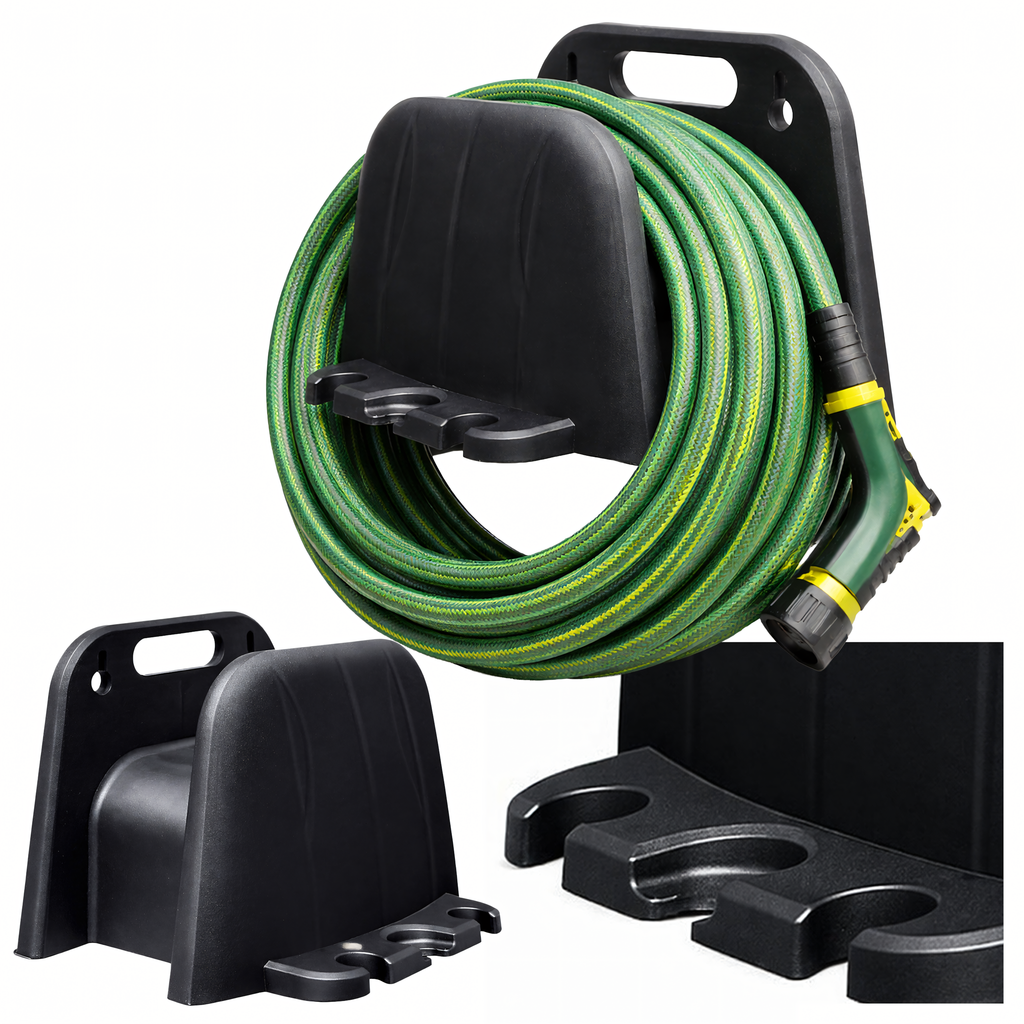 Garden Hose Organizer Wall Mount Holder with Connectors 400 pcs