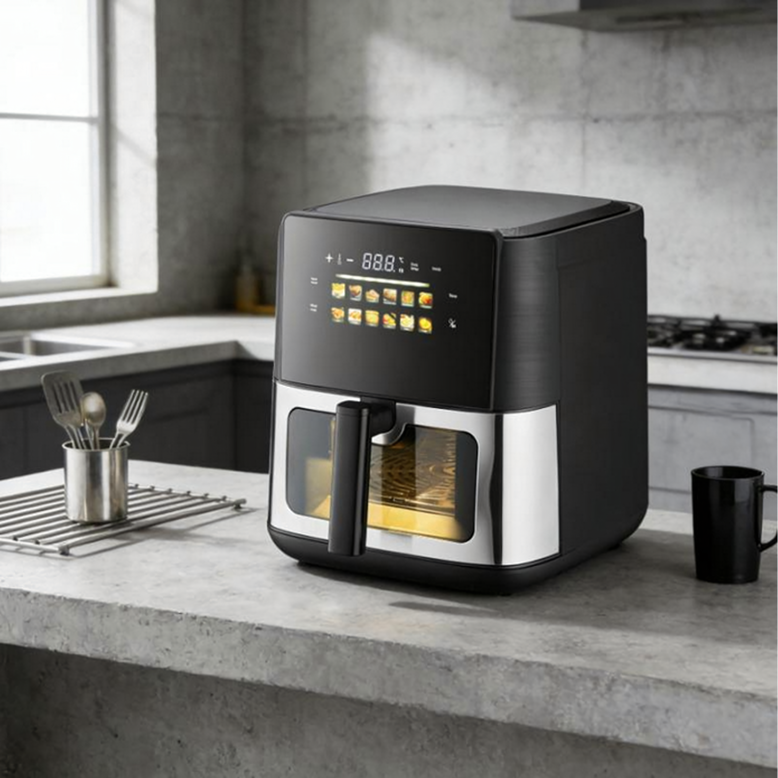 30x Air Fryer 8L 1700W 12 programmiga