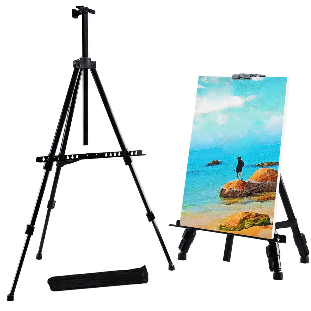 Alumiiniumist välitingimustesse mõeldud maalimisalus 155cm kattega suur kokkupandav tugev