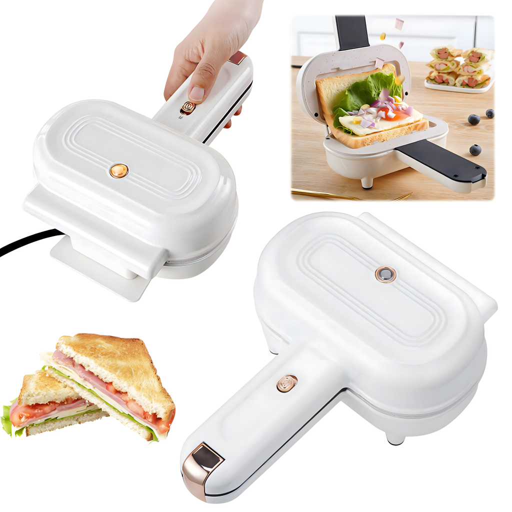 Toaster Sandwich Toaster 700W Non-Stick Coating