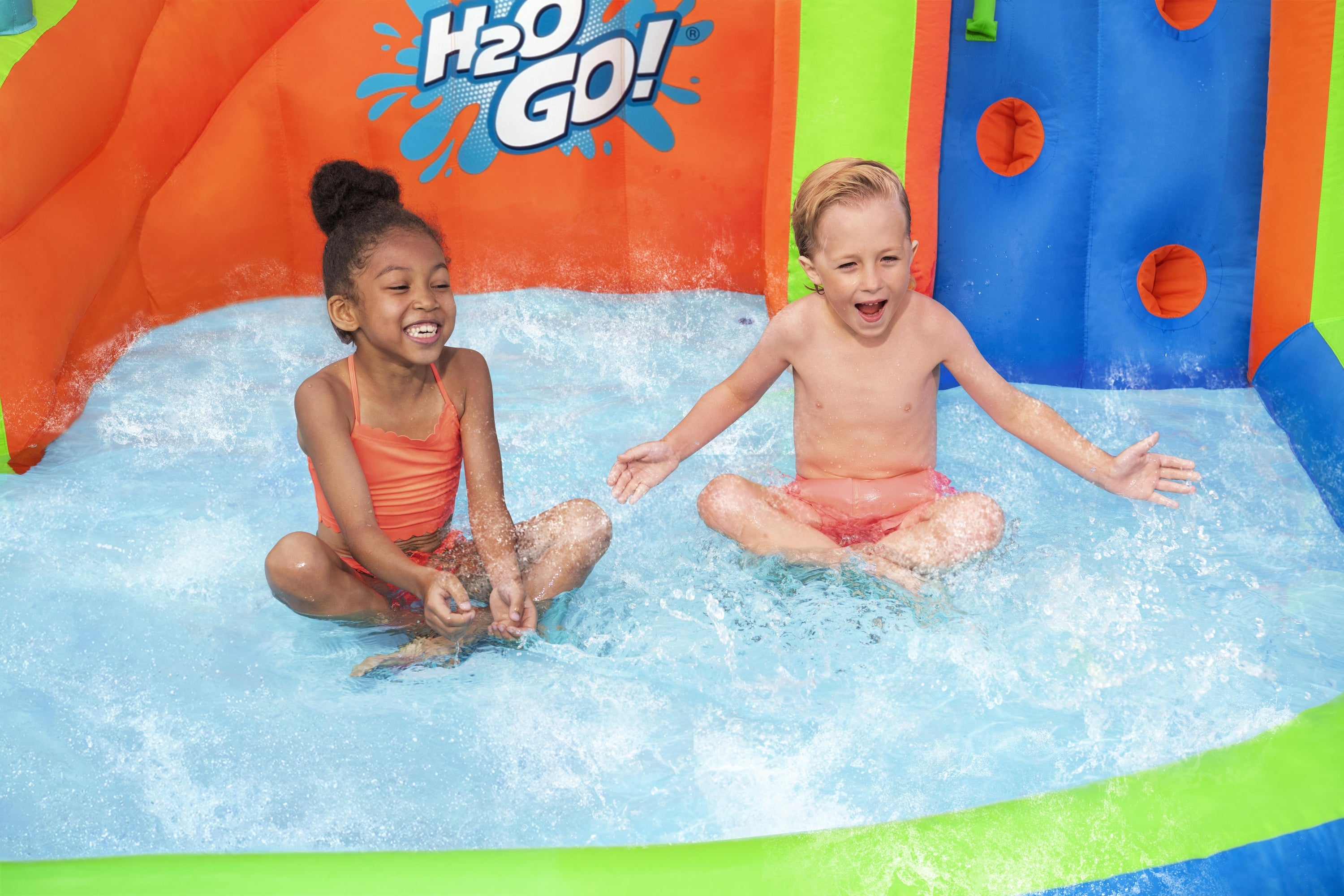 Bestway 53408 Inflatable Playground Water Park with Slide + Blower