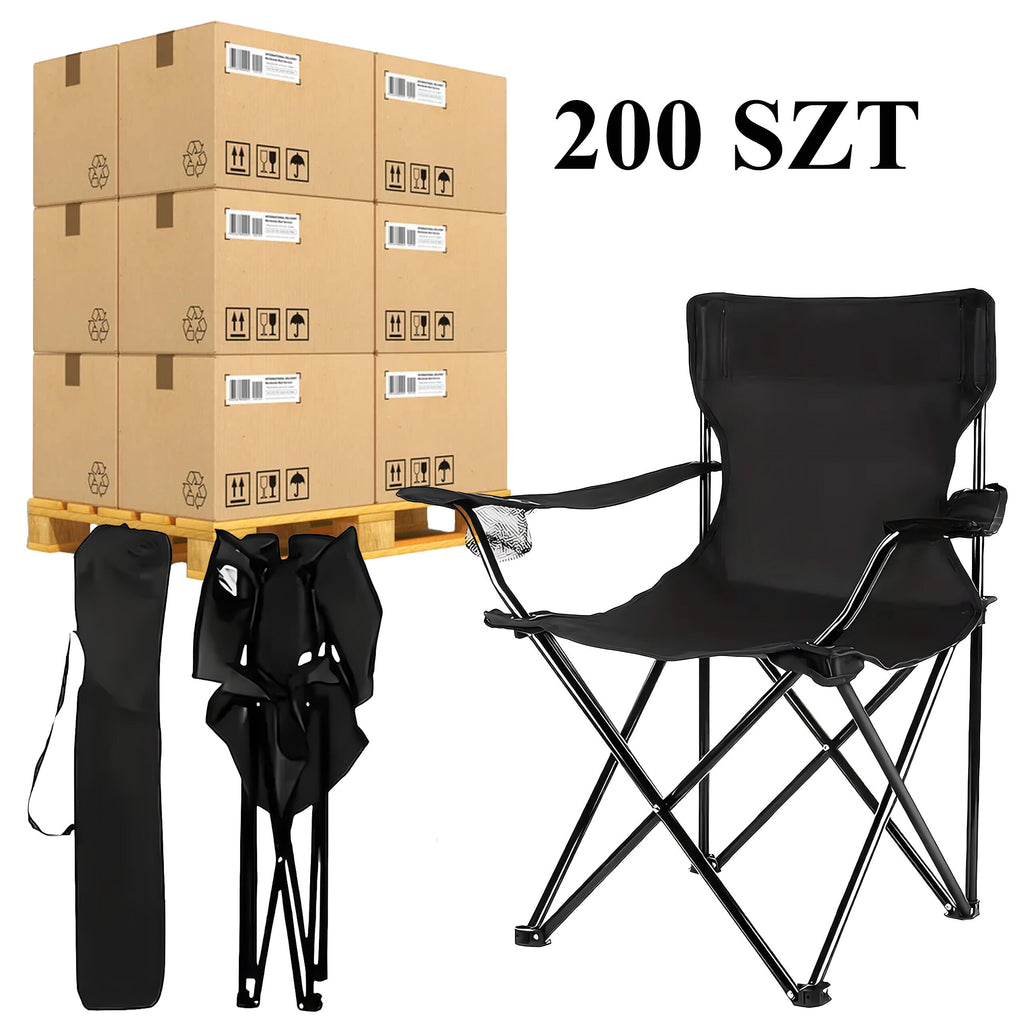 Folding Camping Chair with Carry Bag 200 pcs